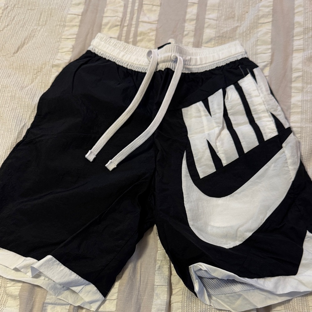 Nike Black and White Athletic Shorts
